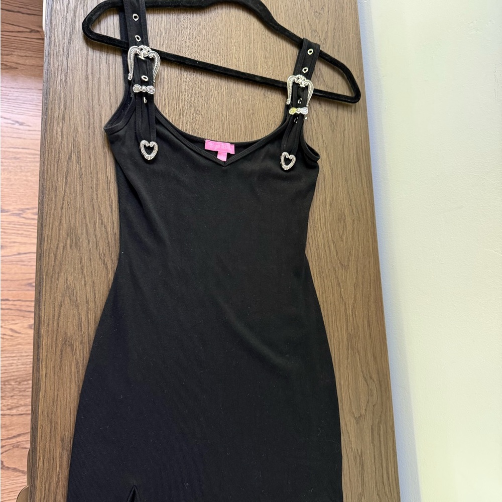 Sugar Thrillz Black V-Neck Top